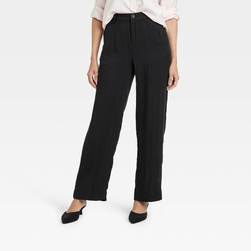 B01 - A New Day Women's High-Rise Straight Trousers - Size 12
